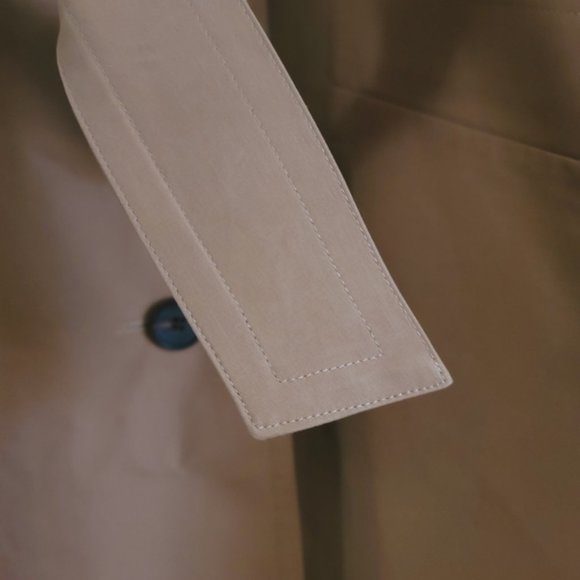 The Author High Neck Long Trench Coat - Picture 6 of 7